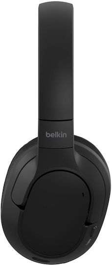 Belkin SoundForm Surround Wireless / Wired Over Ear Headphones and Quick Charge Black