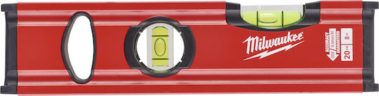 Milwaukee Slim Wasserwaage Aluminium 20cm mit 2 Augen