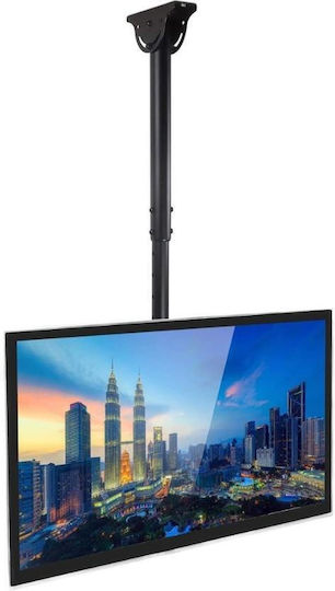 Techly ICA-CPLB 946S Βάση Τηλεόρασης Οροφής έως 70" και 50kg