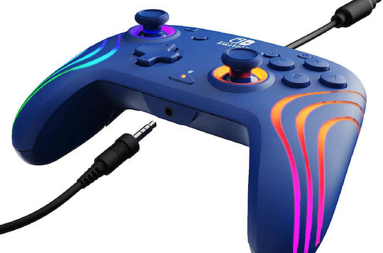 PDP Afterglow Wave Wired Gamepad For Switch Blue
