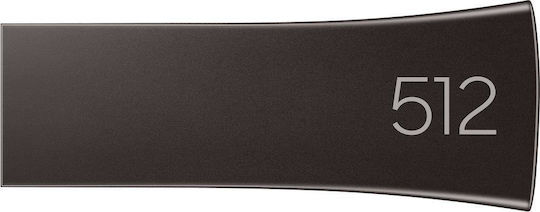 Samsung Bar Plus 512GB USB 3.1 Stick Γκρι