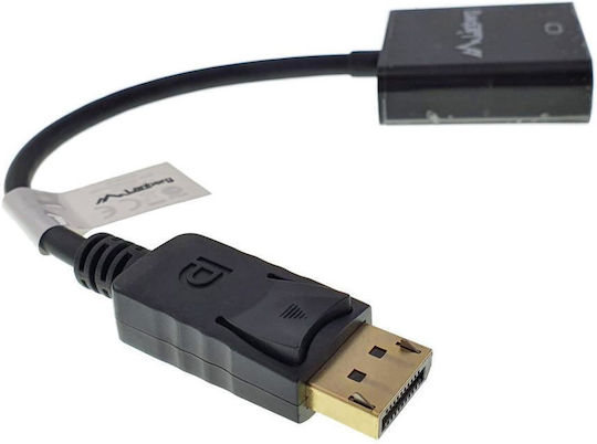 Lanberg Converter DisplayPort male to HDMI female 1pcs AD-0009-BK