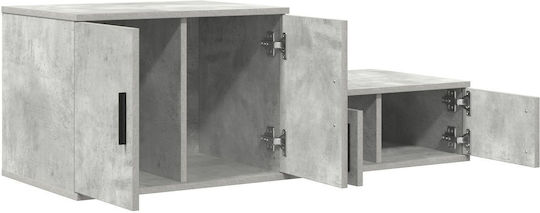 Kabinett Aufbewahrung L127xB41xH40cm