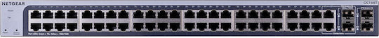 NetGear L2 PoE+ Switch with 48 Gigabit (1Gbps) Ethernet Ports and 4 SFP Ports
