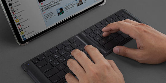 Uniq Forio Kabellos Bluetooth Nur Tastatur Englisch US Midnight Black