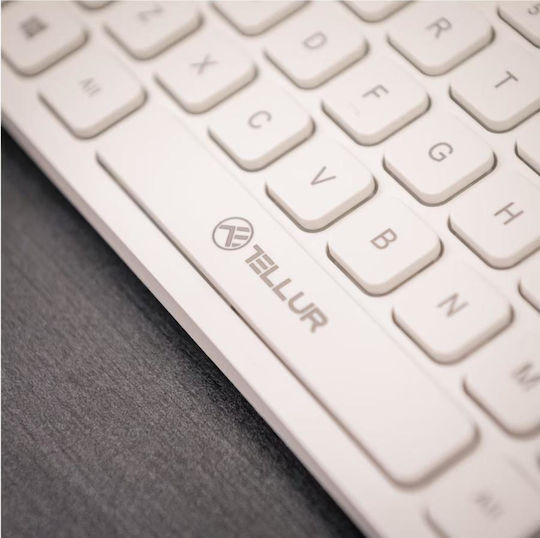 Tellur TLL491241 Wireless Keyboard Only for Tablet English US White