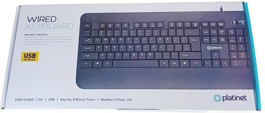 Platinet K110 Ασύρματο Πληκτρολόγιο Αγγλικό US