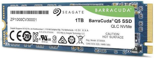 Seagate Barracuda Q5 SSD 1TB M.2 NVMe PCI Express 3.0 ZP1000CV3A001