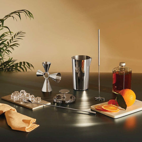Alessi Μονή Μεζούρα Ποτών με Χωρητικότητα 15/60ml Silver