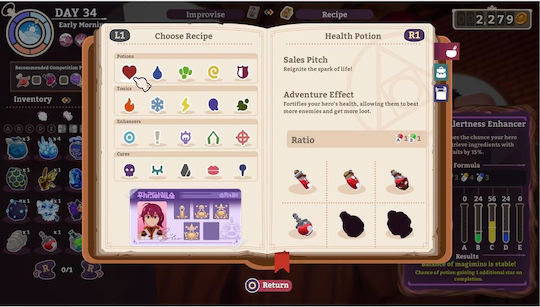 Potionomics Майсторска изработка Издание Игра за Switch