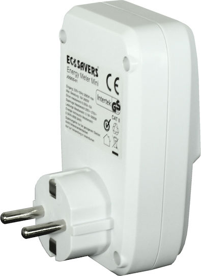 Ecosavers Energy Meter Mini Electrical Meter Socket 3.68kW