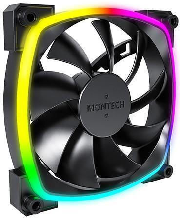 Montech AX120 Case Fan (1600rpm / 59cfm) με ARGB Φωτισμό και Σύνδεση 3-Pin / 4-Pin PWM