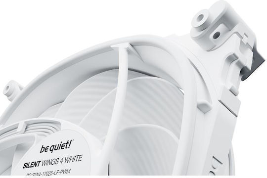 Be Quiet Silent Wings 4 Case Fan 120mm (1600rpm / 48.7cfm) Without LED Lighting And 4-Pin PWM Connection White