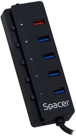 Spacer Hub 5 Porturi USB 3.0 Cu Conectare USB-A