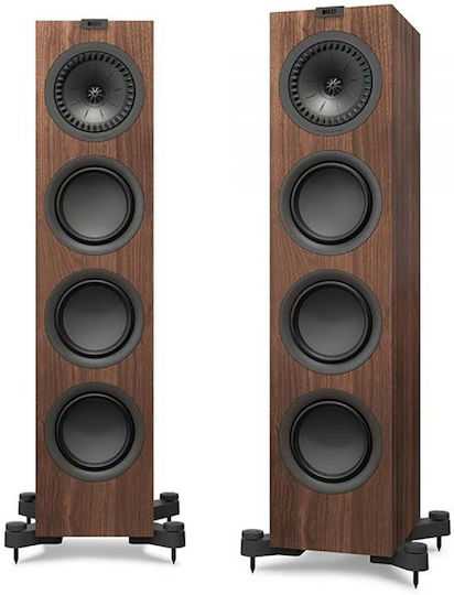 Kef Q550 Pair of Hi-Fi Speakers Floor 130W 2.5 No of Drivers W18xD27.8xH87.3cm. Walnut