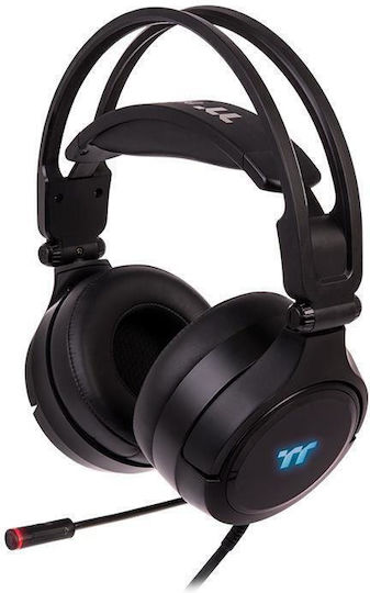 Thermaltake RIING Pro Over Ear Gaming Headset cu conexiune USB Negru