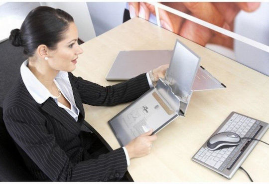 Bakker Elkhuizen Ergo-Q 260 Βάση Στήριξης για Laptop έως 15.6" Ασημί