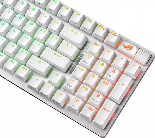 Asus ROG Strix Scope II 96 Gaming Mechanische Tastatur 96% mit ROG NX Schnee Schaltern und RGB-Beleuchtung (Englisch US) Weiß