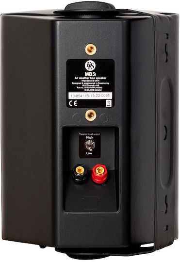 DLS Ηχείο 160W Εξωτερικού Χώρου (Τεμάχιο) Μαύρο