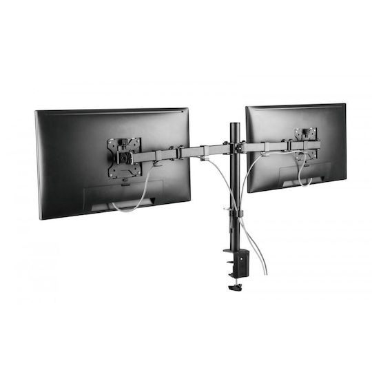 Techly Βάση Γραφείου για 2 Οθόνες έως 32" με Βραχίονα (ICA-LCD 582-D)