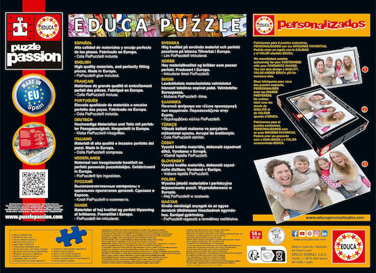 Weltkarte mit Sehenswürdigkeiten Puzzle 2D 1000 Teile