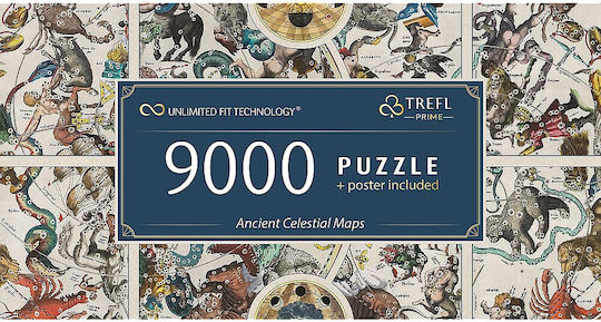 Puzzle Trefl Prime Hărți Celeste Antice 9000 Piese