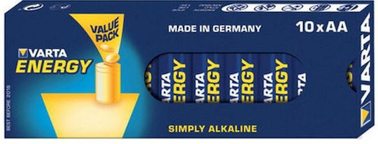 Varta Energy Αλκαλικές Μπαταρίες AA 1.5V 10τμχ