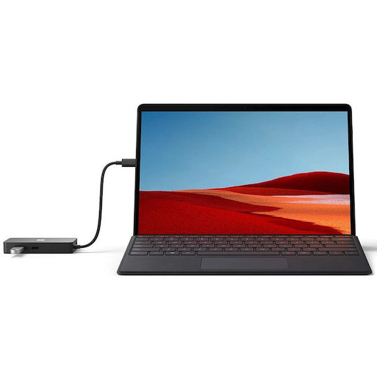 Microsoft Surface Travel Hub USB-C Docking Station με HDMI 4K PD Ethernet Μαύρο