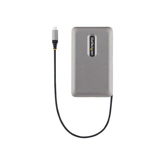 StarTech USB-C Docking Station mit HDMI 4K PD Ethernet und Verbindung 2 Monitore Gray (DKM31C3HVCPD)