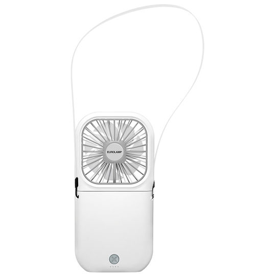 Eurolamp Handheld USB Folding Fan 5W White 300-20542