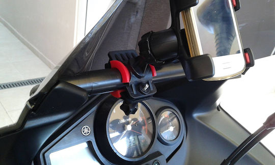 Μπαράκι Στήριξης Smartphone / Gps Για Yamaha Tdm 900 2002-2011