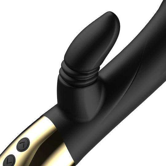 Ibiza Licking Rabbit Vibrator Δονητής Rabbit 20cm Black