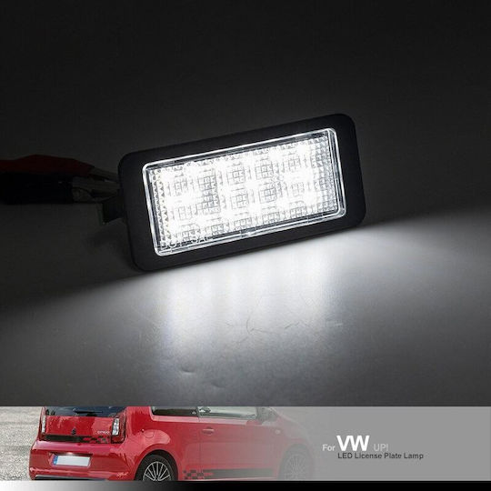 Vinstar License Plate Lights Led 12V for Seat Mii Skoda Citigo