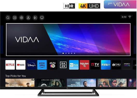 Telesystem Smart Fernseher 43" 4K UHD LED TS43FL4KSMV13 HDR (2023)