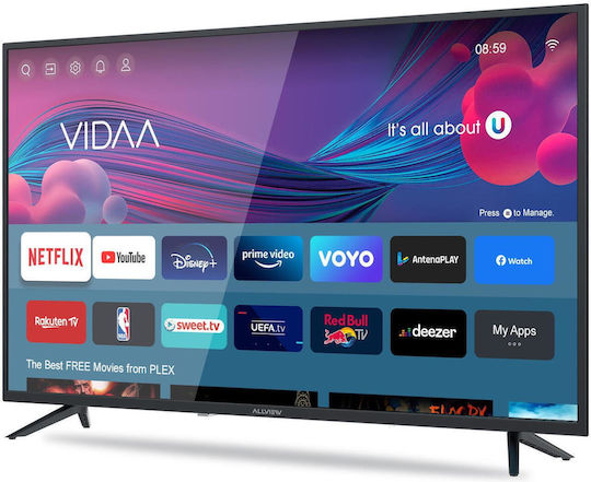 Allview Smart Τηλεόραση 43" 4K UHD LED iPlay6000-U HDR (2023) 43iPlay6000-U