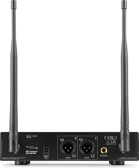 Power Dynamics PD220 Σετ Ασύρματο Μικρόφωνο Χειρός για Φωνητικά