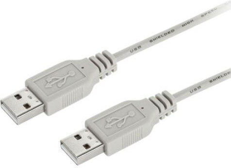 USB 2.0 Kabel USB-A-Stecker - USB-A-Stecker Gray 5m