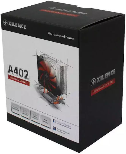 Xilence A402 CPU-Kühlerlüfter für Steckdose AM4/AM5 Rote