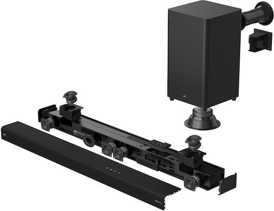 JVC Soundbar 3.1.2 Bluetooth και HDMI 360W με Ασύρματο Subwoofer και Τηλεχειριστήριο Μαύρο TH-E754B