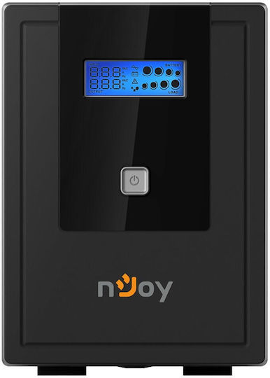 NJOY Cadu 1500 UPS Line-Interactive 1500VA 900W with 4 Schuko Outlets