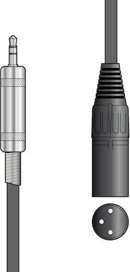 Chord Cable XLR male - XLR male Μαύρο 0.5m (S3J-XM050)