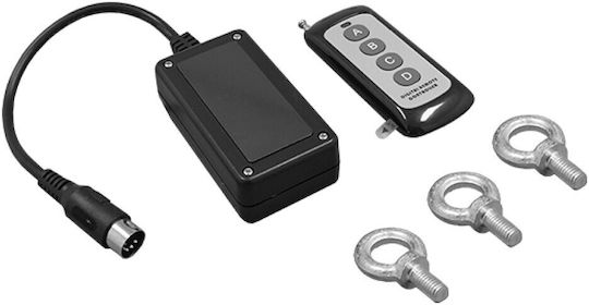 GloboStar DMX512 Fog Machine 1500W LED Wireless Remote Compatible with DMX Control