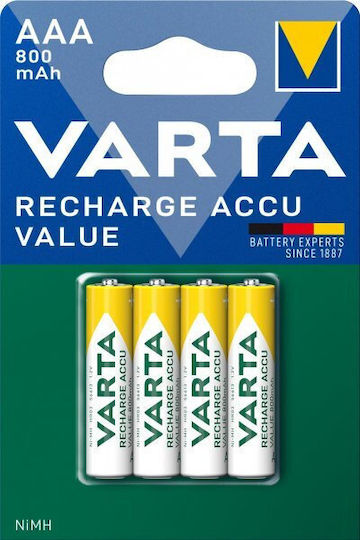 Varta Baterii Reîncărcabile AA Ni-MH 800mAh 1.5V 4buc
