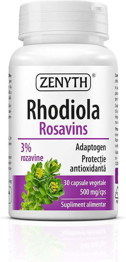 Zenyth Rhodiola Rosavins 500mg 30 Capsule