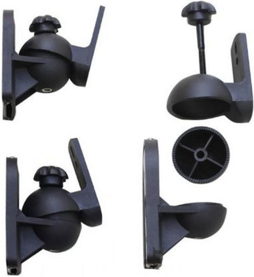 Techly Speaker Stands in Black Color