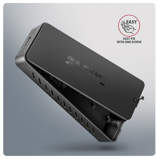Axagon Θήκη για Σκληρό Δίσκο M.2 PCI Express με σύνδεση Type-C