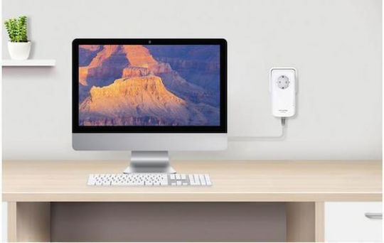 TP-LINK TL-PA8010P KIT v1 Powerline Dublu pentru Conexiune prin Cablu cu Prin trecere Prize și Port Gigabit Ethernet