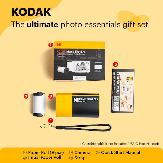 Kodak Printer Memo Shot Era Черно
