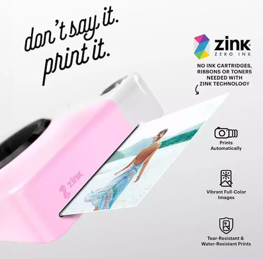 Kodak Printomatic Instant Φωτογραφική Μηχανή Pink