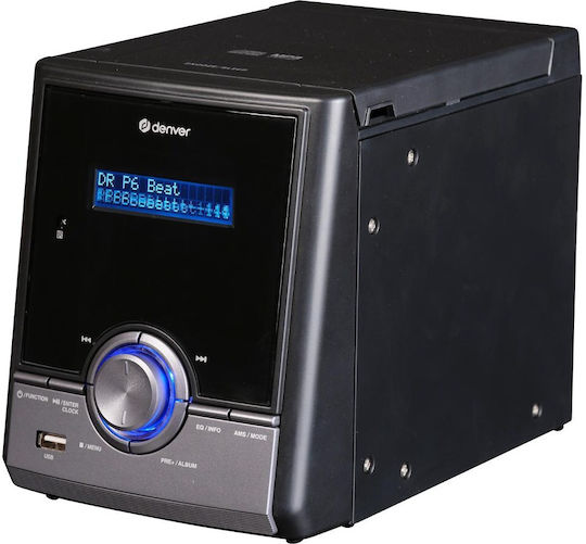 Denver Ηχοσύστημα 2.0 MDA-285 111161100170 50W με CD Player και Bluetooth Μαύρο